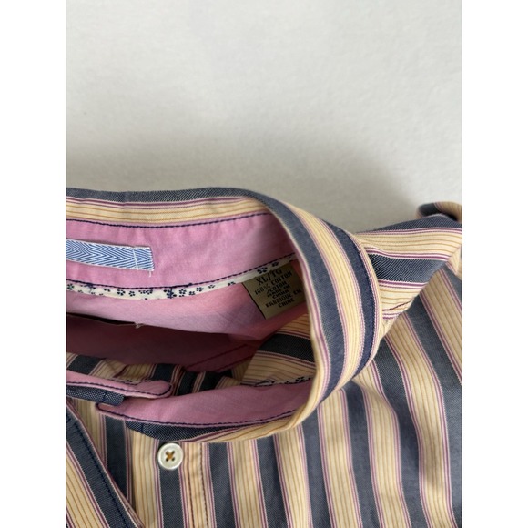 Tommy Bahama Jeans Shirt Mens XL Colorful Yellow Gray Cotton - Picture 3 of 7